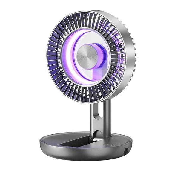Blarkrus USB Desk Fan High, Supports Simple Setup and Routine Handling, for Kitchen Bedroom Office Camping Setup and Daily, Gray