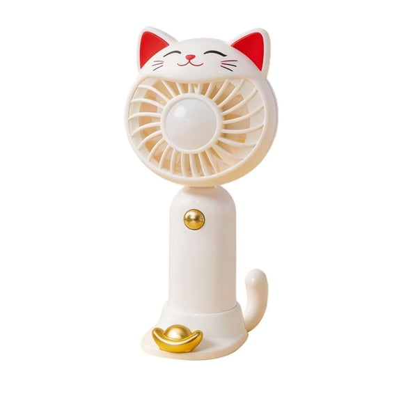 Blarkrus USB Desk Fan Portable Handheld, Supports Simple Setup and Routine Handling, for Desktop Cooling Setup and Daily Use, Red