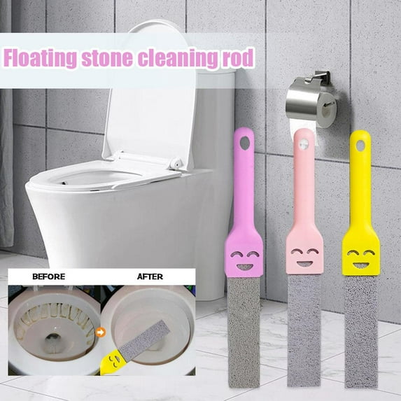 Blarkrus Water Toilet Bowl Natural Pumice Stone Cleaner Brush Wand Cleaning Rod