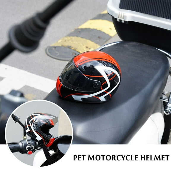 Blarkrus rcycle Safety Helmet New 2024 For Little Dogs Pets Cat Puppy Biker UK