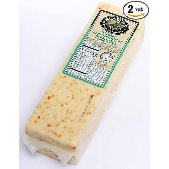 Blaser's Habanero Ghost Pepper Monterey Jack Cheese Loaf, 5 pound -- 2 per case
