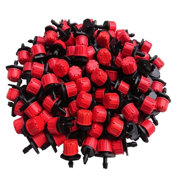 Blasgw 100PC Garden Spray Waterer Sprinkler Portable Plant Garden Watering Nozzle Tool Red