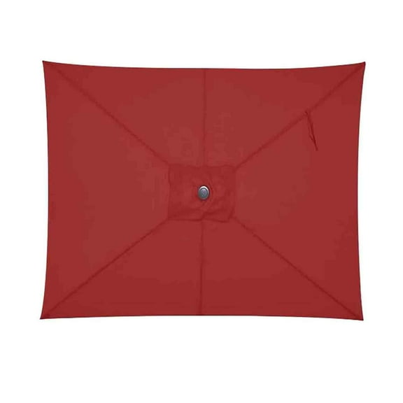 Blasgw 118 Inch Outdoor Umbrella Replacement Canopy - Rectangle Sun Shade Cloth with 6 Ribs for Patio, Garden, Beach, Deck, Café & Pool - UV Block Fabric, Durable & Versatile Cover C