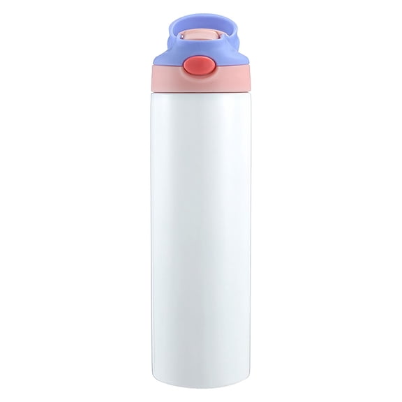 Blasgw 20oz Custom Insulated Stainless Steel Water Bottle for Kids - Personalized with Name and Straw Lid, Perfect School and Travel Cup Gift E