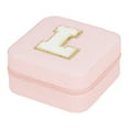 thumbnail image 1 of Blasgw 26 Letters Earring Jewelry Display Storage Box Case Organizer Flannel Tray Holder Gift L, 1 of 3