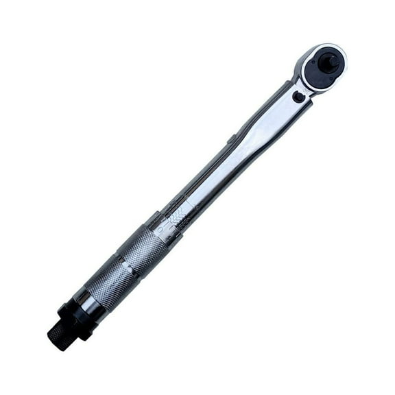 Blasgw 3/8'' Torque Wrench Drive Click Bike Tool Ratchet Wrench Repair Key Silver