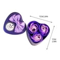 thumbnail image 1 of Blasgw 3 Roses Soap Flower Tin Box Valentines Day Gift Purple, 1 of 2
