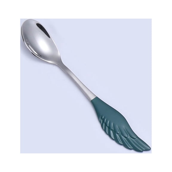 Blasgw 304 Stainless Steel Coffee Spoon with Comfortable Handle, Durable and Multi-Purpose for Daily Use, Perfect as a Gift or for Valentine's Day. Green