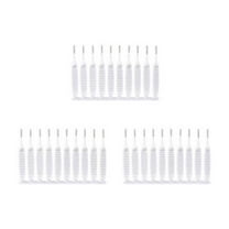 Blasgw 30PCS Gap Hole Cleaning Brush Set Multifunctional Shower Head Cleaner Tool with Nylon Bristles for Deep Household Bathroom Sanitizing, Flexible Nozzle Cleaning Brushes white