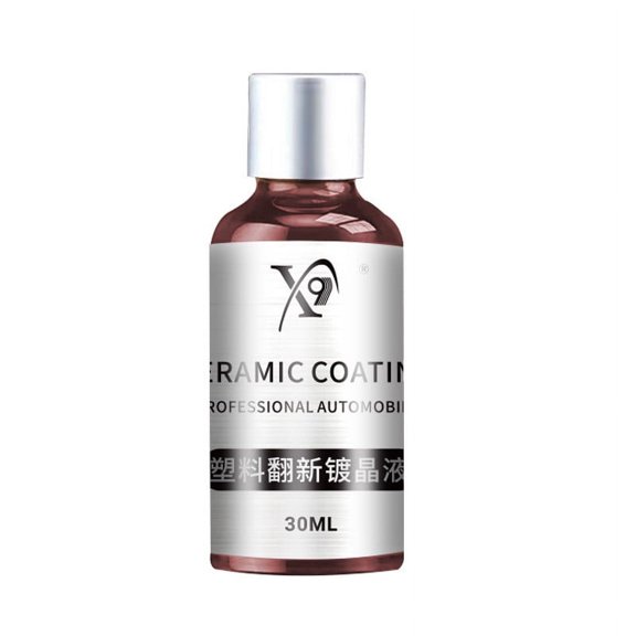 Blasgw 30ml Car Interior Leather And Plastic Refurbishing Agent,Automotive Plastic Parts Refurbishment Crystal Plating Solution B