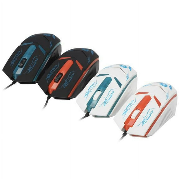 Blasgw 3200 DPI LED Optical USB Wired Gaming Mouse Mice For PC Laptop 黑色(Black)红色(Red)蓝色(Blue)白色(White)