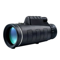 Blasgw 40x60 High Power Monocular Telescope for Adults with Phone Tripod - HD Waterproof Monocular Scope for Wildlife,Hunting,Hiking Bird Watching - Fogproof,Shockproof black