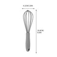 thumbnail image 1 of Blasgw 6-inch Silicone Stirring Rod, Hand Pushed Rotating Stirring Rod,, Baking Tool Gray, 1 of 6