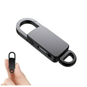 Blasgw 64GB Voice Recorder Keychain Recorder Audio Voice Recorder Small MP3 Digital Recorder For Lecture Interview Meeting Class Black