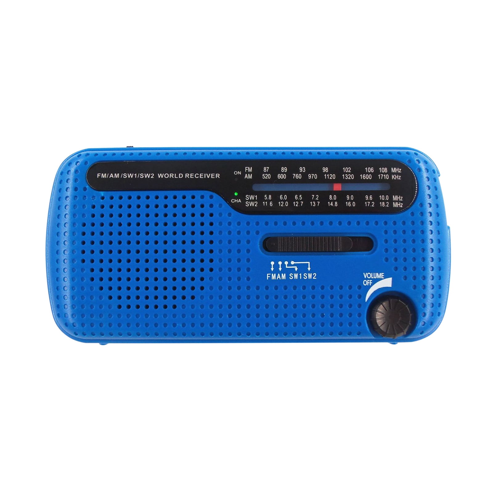 Blasgw AM/FM/SW Radio, Hand Crank Portable Survival Emergency Radio ...