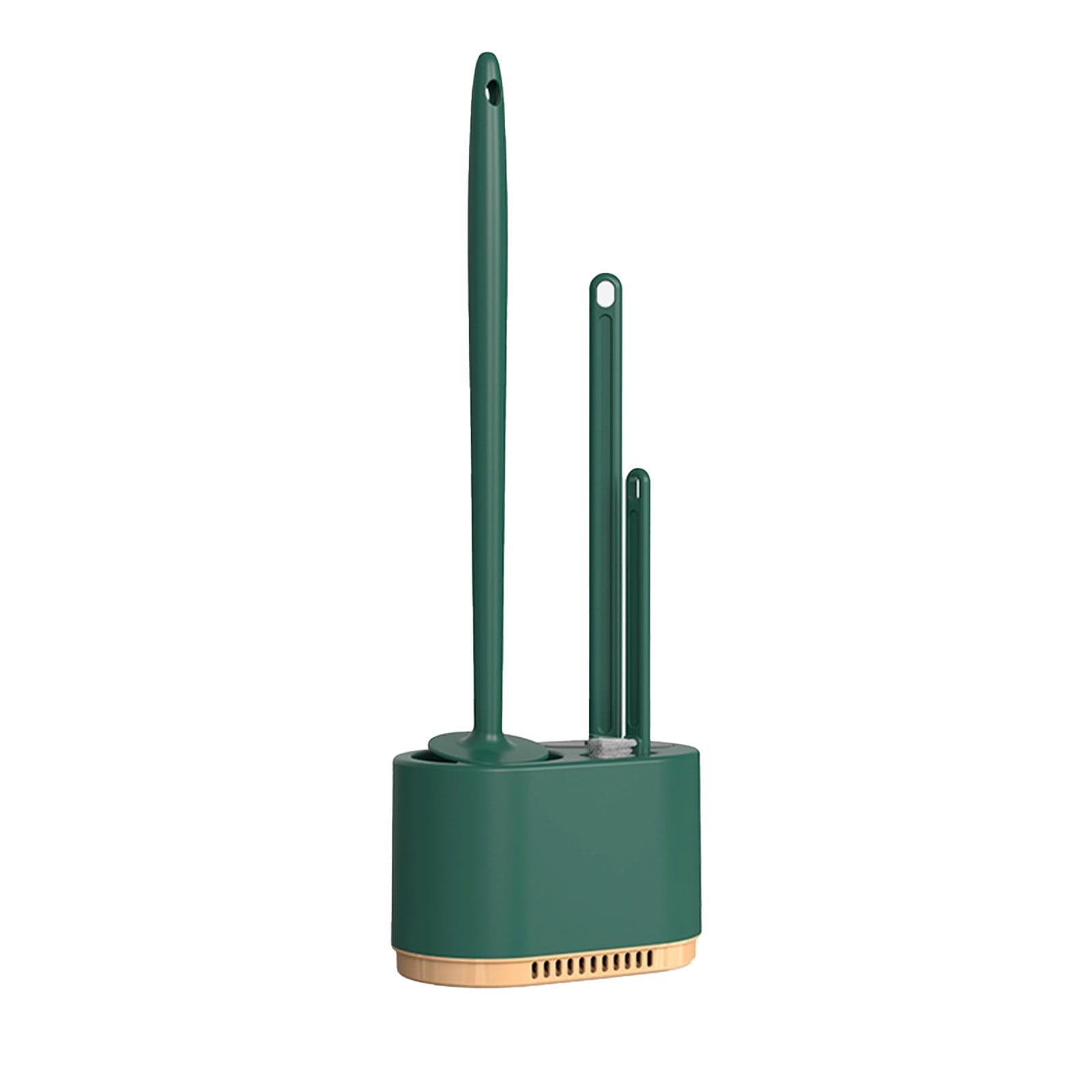 Blasgw Army Green Toilet Brush with Strong Bristles Heavy Base ...
