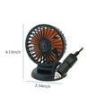thumbnail image 1 of Blasgw Automobile Fan, Truck, 12V Car, Universal Fan, Van, Large Wind Electric Fan For Cool Inside Orange, 1 of 6