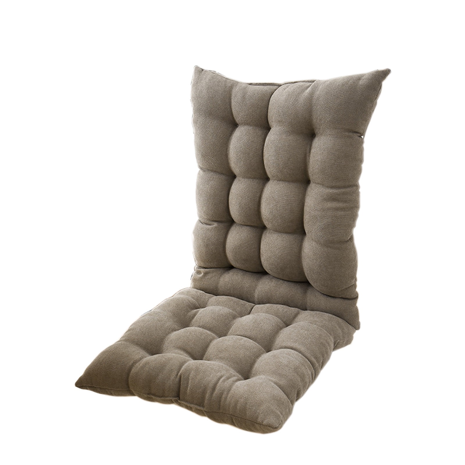 Blasgw Beige High Back Chair Cushion Indoor/Outdoor Weatherproof