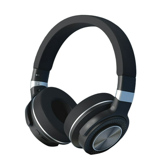 Blasgw Bluetooth Headphones Wireless Earbuds Over Ear Bluetooth Wireless Headphones Intelligent Noise Reduction HiFi Stereo Foldable Lightweight Headset With Deep Bass Black