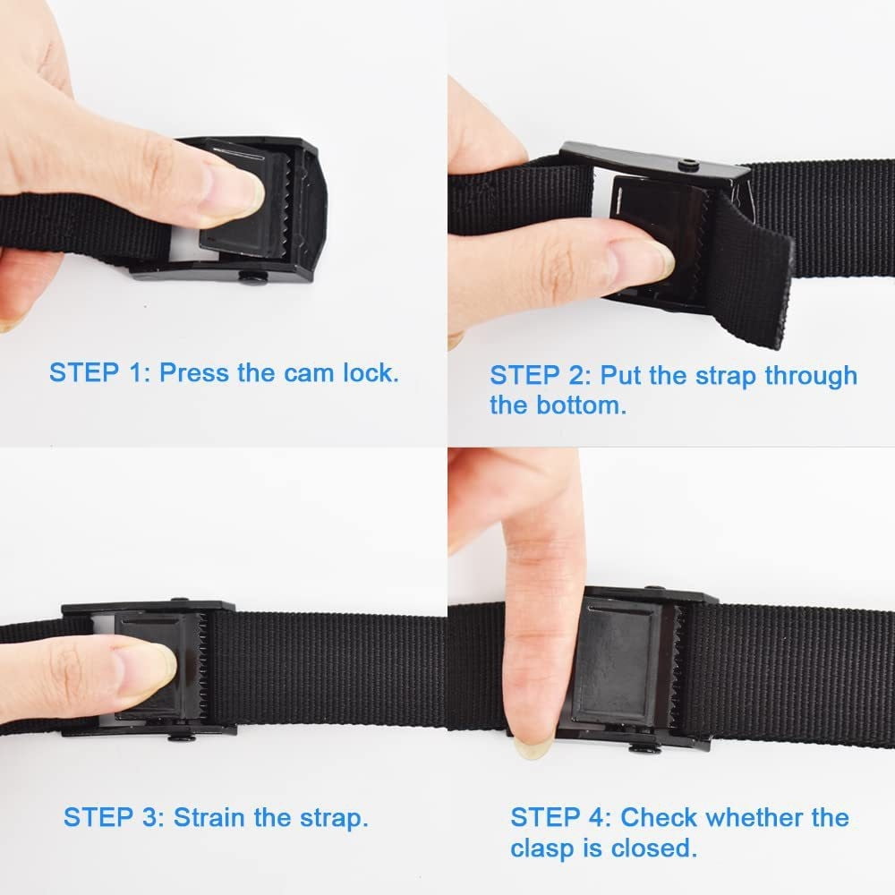 Blasgw Buckle Strap Direct Tie Down Straps Heavy Duty Lashing Straps