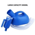 thumbnail image 1 of Blasgw Capped Urinal With Tube Urinal For The Elderly, Male And Female Household, In Car Urinal, Large Capacity Night Urinal Blue, 1 of 8