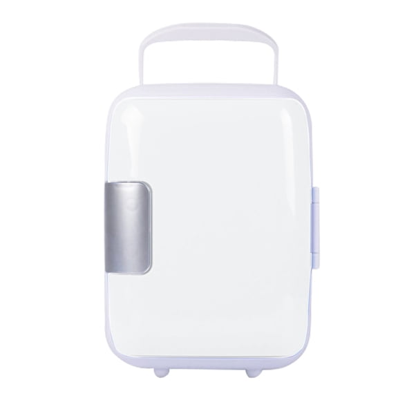 Blasgw Car 4L Refrigerator Refrigerator Cooler Box Car Refrigerator Car Portable Car Small Refrigerator White