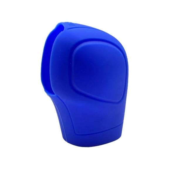 Blasgw Car Gear Shifter Knob Cover, Elastic Silicone Car Automatic Shifter Protector Cover, Universal Antl-Slip Auto Knob Gear Stick Protector Vehicle Accessories Dark Blue