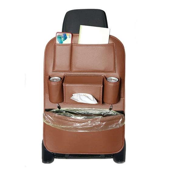 Blasgw Car Trunk Organizer,Trunk Organizer For SUV,Large Capacity Seat Back Hanging Organizers Storage Bag (23 X 17 Inch) Brown