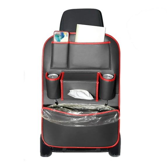 Blasgw Car Trunk Organizer,Trunk Organizer For SUV,Large Capacity Seat Back Hanging Organizers Storage Bag (23 X 17 Inch) Red