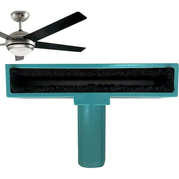 Blasgw Ceiling Fan Cleaner Fan Duster Vacuum Attachment Furniture Cleaning Brush Vacuum Cleaner Ceiling Fan Cleaning Tool Black