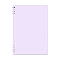 Blasgw Coil Book A5 Horizontal Notebook 8-hole Hand Thickened Office Learning Notebook Purple