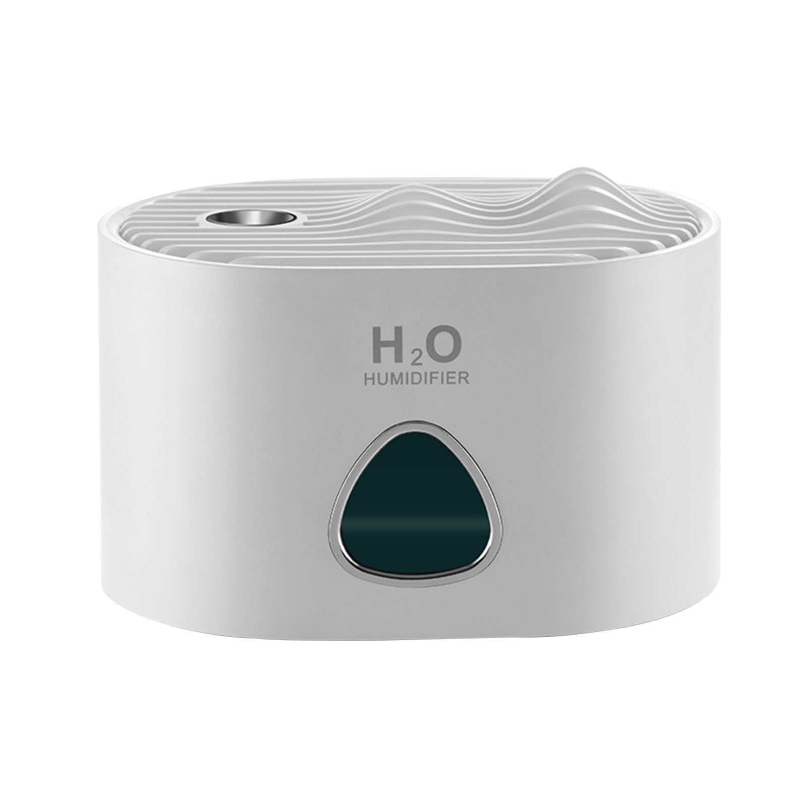 Blasgw Cool Mist Humidifiers For Babies, 460ML Quiet And Small Humidifier For Bedroom Nightstand, Mountain View, Space Saving, Auto Shut Off With LED Night Light White