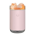 thumbnail image 1 of Blasgw Crystal USB Humidifier Aroma Diffuser - 260ml Ultrasonic Cool Mist Humidifier with 7-Color Night Light, Auto Shut-Off, Whisper-Quiet for Bedroom, Office, Desk Decor Pink, 1 of 5