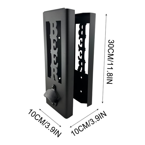 Blasgw Custom Can Cooler Holder With Bottle Opener,Beer And Beverage Case Storage Rack With Open Bottle A