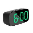 thumbnail image 1 of Blasgw Digital Electronic Clock LED Display Electronic Clock Stereo Digital Display Snooze Alarm Clock 12/24H Switching Temperature Display Black, 1 of 8