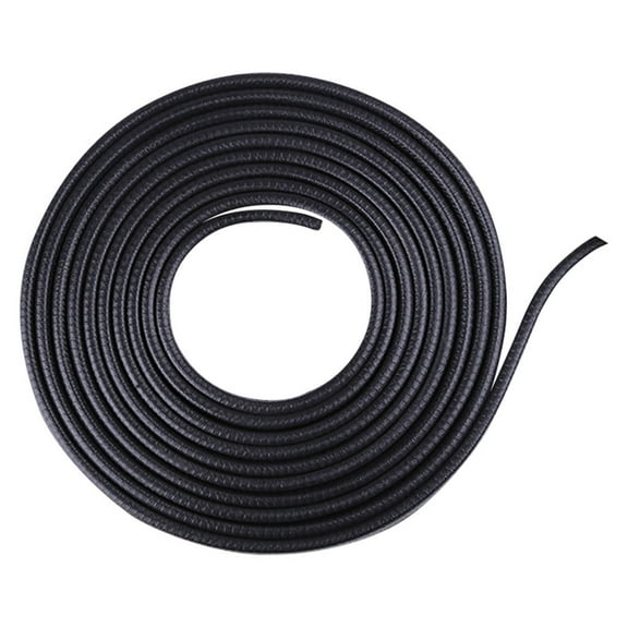 Blasgw Door Rubber Protection Strip Metal Strip Protection Strip 5M Black