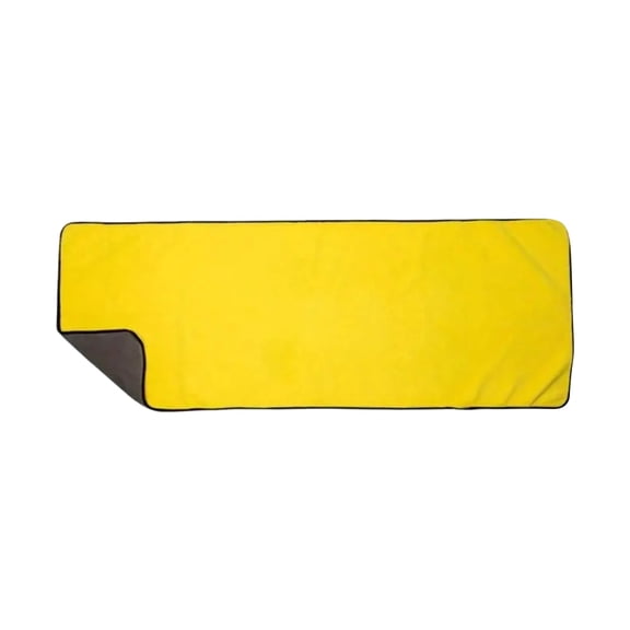 Blasgw Extra Large Microfiber Car Drying Towel 24'' x 63'' - Super Absorbent Auto Detailing Towel, Plush, Reusable, Lint-Free, Streak-Free for Car Wash, Waxing, Polishing Scratch-Free yellow