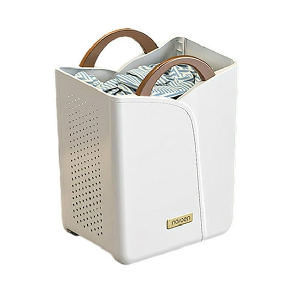 Blasgw Foldable Dirty Clothes Basket Dirty Clothes Storage Basket Home Dirty Clothes Basket Laundry Basket White