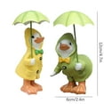 thumbnail image 1 of Blasgw Garden Ducks Ducks Standing With Umbrellas Funny Outdoor Statue Decoration Indoor Outdoor Figurines For Home Yard Garden Balc 3ML B, 1 of 5