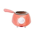 thumbnail image 1 of Blasgw Melting Fondue Set-MINI Electric Chocolate Melting Pot-Chocolate Fondue Warmer Machine For Milk Chocolate-Cheese-Butter-Candy Pink, 1 of 7