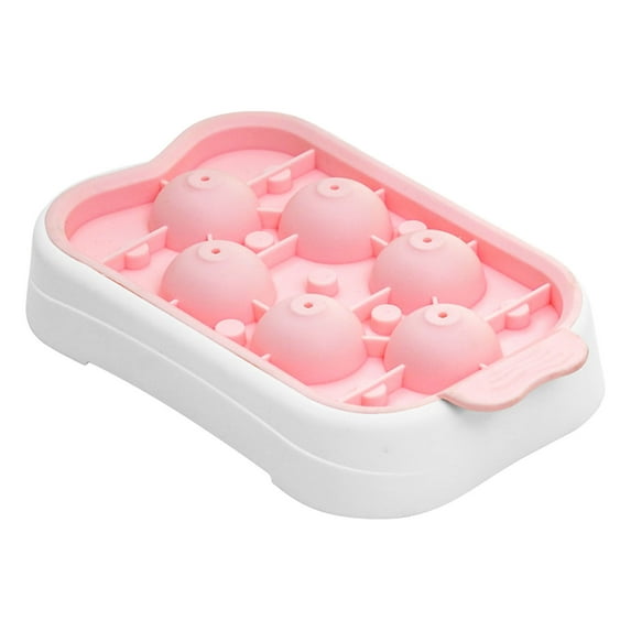 Blasgw Mini Ice Cube Tray with Press and Lid - Food Grade Material for Fresh and Convenient Ice Making in Your Kitchen A