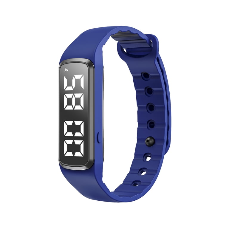 Blasgw Outdoor Sports Multifunctional Bracelet Vibration Alarm Clock Reminder 24 Hours Pedometer Sports Bracelet Dark Blue - Walmart.com Blasgw Outdoor Sports Multifunctional Bracelet Vibration Alarm Clock Reminder 24 Hours Pedometer Sports Bracelet Dark Blue - Walmart.com
