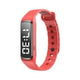 thumbnail image 1 of Blasgw Outdoor Sports Multifunctional Bracelet Vibration Alarm Clock Reminder 24 Hours Pedometer Sports Bracelet Watermelon Red, 1 of 7