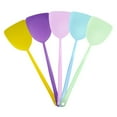 thumbnail image 1 of Blasgw Plastic Fly Swatters Set of 5 - Long Handle Fly Swat with Large Surface, Hand Shape Design for Indoor & Outdoor Use, Durable & Flexible Pest Control Tool with Hanging Hole Multicolor, 1 of 9