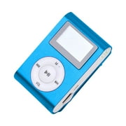 Blasgw Portable MP3 Player, Mini USB LCD Screen MP3 Card Support Sports Music Player Blue