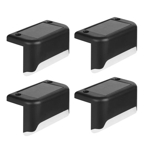 Blasgw Power PIR Motion Sensor Wall Light Outdoor Garden Lamp 4pc Black