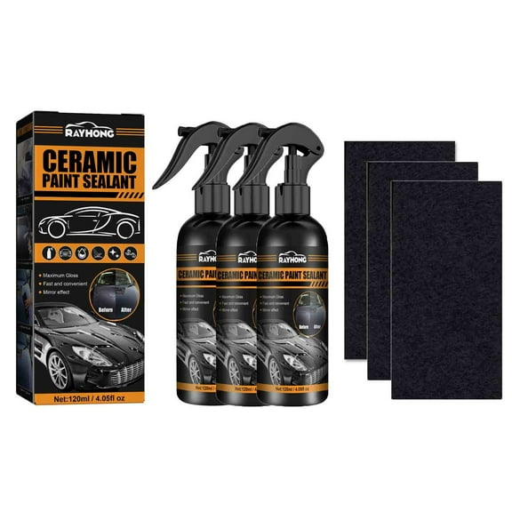 Blasgw RapidCeramic Coating for Cars 120ml Nano Ceramic Polish Spray with High Gloss Scratch Resistance Advanced SiO2 Formula, Protects from UV, Rain, Heat Weather multicolor