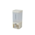 thumbnail image 1 of Blasgw Rice Dispenser Polypropylene Material Large Grain Container Storage with Lid and Measuring Cylinder Household Cereal Dispenser Bucket for Kitchen Soybean Corn White, 1 of 8
