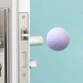 thumbnail image 1 of Blasgw Rubber Door Knob Wall Protector Silent, Impact-Absorbing Door Handle Bumper for Walls, Thickened Door Lock Guard Pad to Prevent Scratches Reduce Noise Easy Peel Stick Installation Purple, 1 of 2