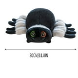 Blasgw Spider Stuffed - Soft Huggable Black Spider, Adorable Plush Toy ...